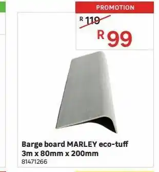 Leroy Merlin Barge board marley eco-tuff 3m x 80mm x 200mm offer