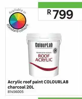 Leroy Merlin Acrylic roof paint colourlab charcoal 20l offer