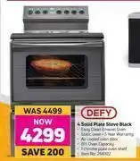 Game Defy 4 Solid Plate Stove Black offer