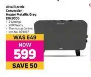 Game Alva Electric Convection Heater Metallic Grey EIH200G offer