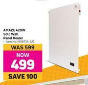 Game Amaze 420W Solo Wall Panel Heater offer