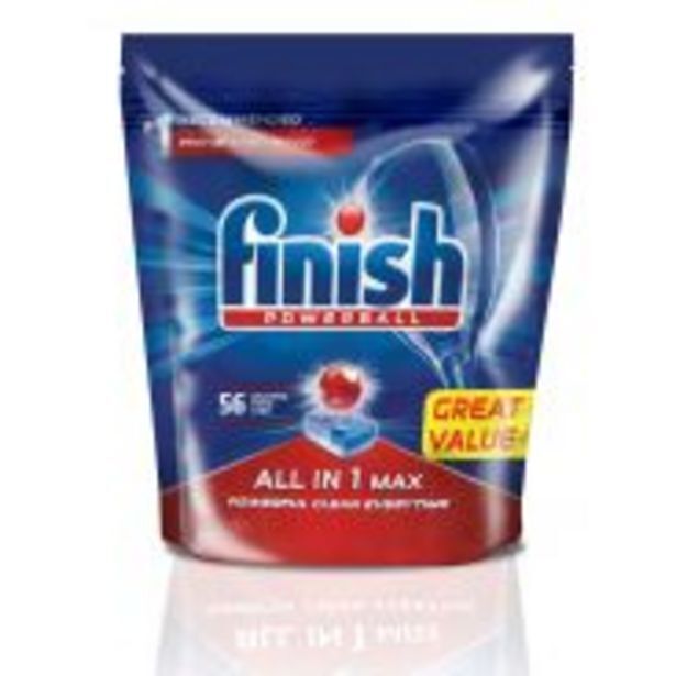 Finish all in one auto dishwashing tablets regular 56s offer at HiFi Corp