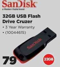 HiFi Corp SanDisk 32GB USB Flash Drive Cruzer offer