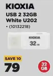 Kioxia USB 2 32GB White U202