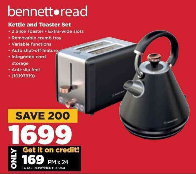 Read Kettle and Toaster Set offer at HiFi Corp