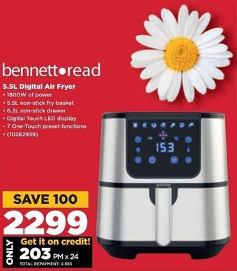 HiFi Corp Bennett Read 5.5L Digital Air Fryer offer