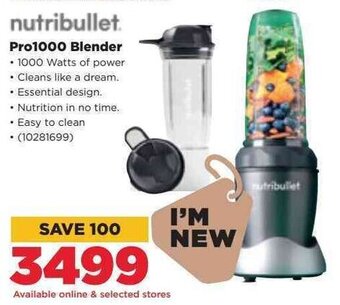 Nutribullet Pro1000 Blender