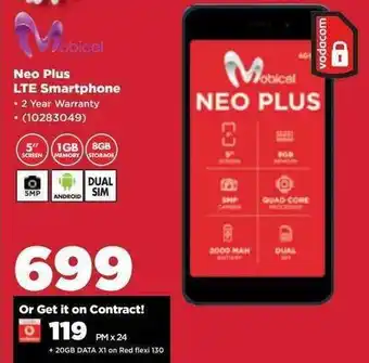 HiFi Corp Mobicel Neo Plus LTE Smartphone offer