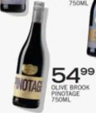 Spar Tops Olive Brook Pinotage 750ml offer