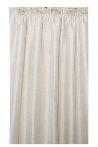 Sheet Street Lurex woven taped curtain l218xw230cm offer