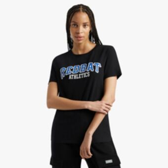Sportscene Redbat athletics women's black t-shirt offer