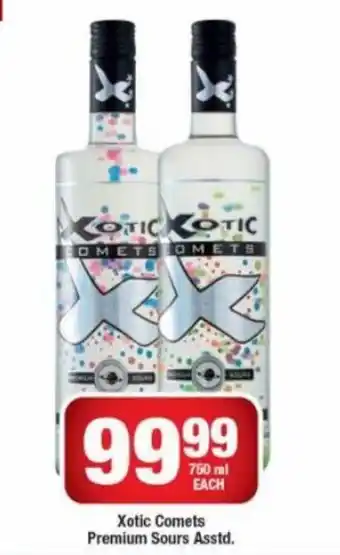 OK Liquor Xotic Comets Premium Sours asstd. 750ml offer