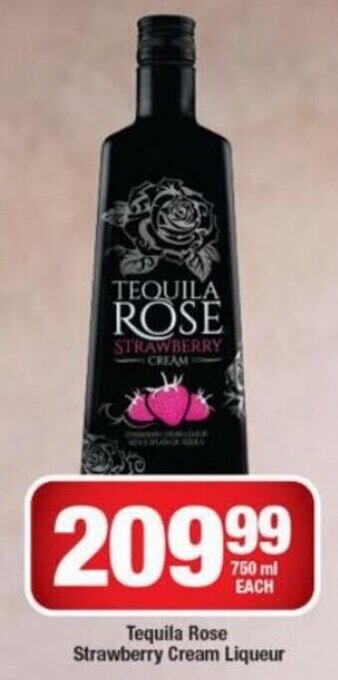 Tequila Rose Strawberry Cream Liqueur 750ml