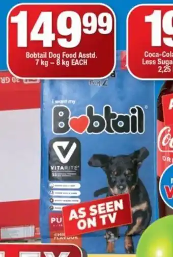 OK Foods Bobtail Dog Food asstd 7kg - 8kg offer