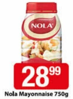 Check Save Nola Mayonnaise 750g offer