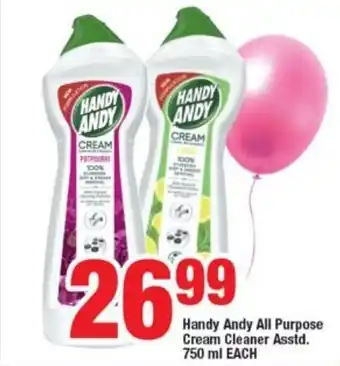 OK MiniMark Handy Andy All Purpose Cream Cleaner asstd 750ml offer