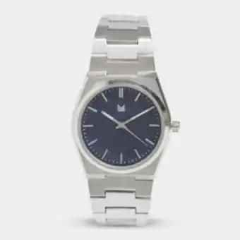 Markham Mkm silver retro metal round watch offer