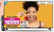 Game LG 75" UHD Smart TV (75UN7180PVA.AFB) offer