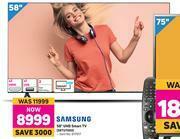 Game Samsung 58" UHD Smart TV 58TU7000 offer