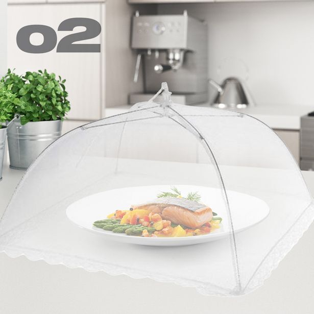3x square umbrella food covers offer at OneDayOnly