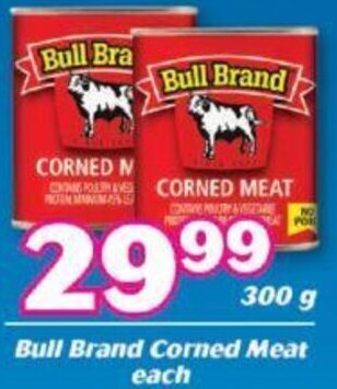 Cambridge Food Bull Brand Corned Meat 300g offer