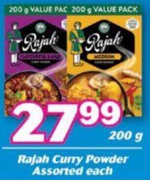 Rajah Curry Powder Assorted 200g