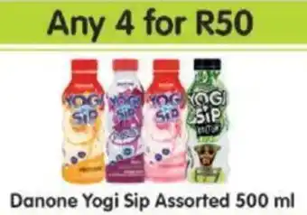 Cambridge Food Danone Yogi Sip Assorted 4x500ml offer