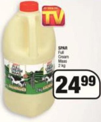 Spar spar Full Cream Maas 2kg offer
