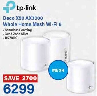 Incredible Connection Tp-Link Deco X50 AX3000 Whole Home Mesh Wi-Fi 6 offer