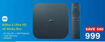 Incredible Connection MiBox S Ultra HD 4K Media Box offer
