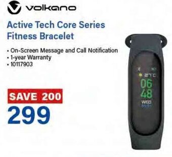 Incredible Connection Volkano Active Tech Core Series Fitness Bracelet offer