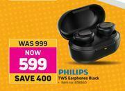 Game Philips TWS Earphones (Black) offer