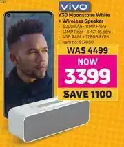 Game Vivo Y30 Moonstone White + Wireless Speaker offer