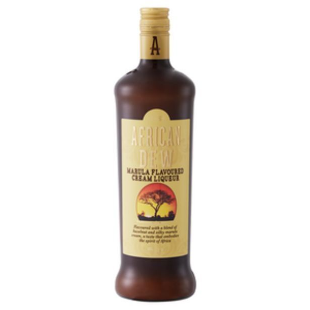 African dew marula cream liqueur bottle 750ml offer at Checkers Liquor Shop