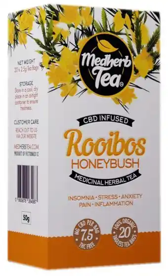 Faithful to Nature Medherb tea cbd rooibos & honeybush offer