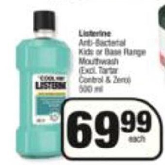 Spar Listerine 500 ml offer