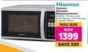 Game Hisense Electronic Microwave (Metallic) (H28MOMME) offer