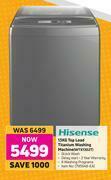 Game Hisense 13Kg Top Load Titanium Washing Machine (WTX1302T) offer