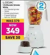 Game Logik 1.5Ltr Blender Grinder White offer