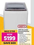 Game Defy 13Kg Top Loader Washing Machine Metallic offer