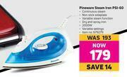 Pineware Steam Iron PSI-60