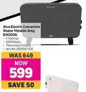 Game 2Alva Electric Convection Heater Metallic Grey EIH200G offer