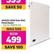 Game Amaze 420W Solo Wall Panel Heater offer