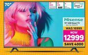 Game Hisense 70" UHD Smart TV offer