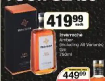 Spar Inverroche Amber Gin 750 ml offer