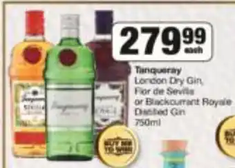 Tanqueray Distilled Gin 750 ml