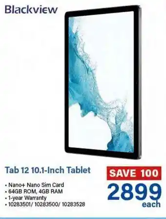 Incredible Connection Blackview Tab 12 10.1-Inch Tablet offer