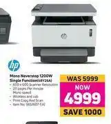 Game HP Mono Neverstop 1200W Single Function (4RY26A) offer