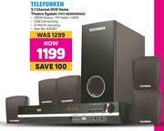 Game Telefunken 5.1 Channel DVD Home Theatre System THT-6000HDMIA offer