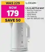Game Logik CL Kettle WHT-1.7Ltr offer